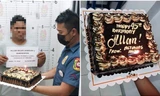 Bắt tên tội phạm bị truy nã vào đúng sinh nhật hắn, cảnh sát Philippines mua bánh kem tặng