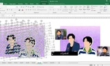 Chỉ dùng bảng tính Excel mà tạo được đủ kiểu tranh đẹp, cô gái khiến cư dân mạng thán phục