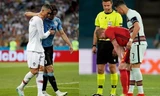 Là người đầu tiên có mặt khi cầu thủ đội bạn bị đau, Cristiano Ronaldo là một huyền thoại
