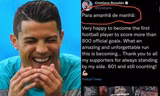 Chi tiết lạ trong bài đăng mừng 801 bàn thắng của Cristiano Ronaldo khiến ai cũng phì cười