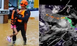 Bão Yagi gây ngập lụt mênh mông ở Philippines, có thể đổ bộ nước ta vào hôm nào?