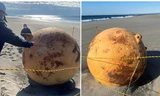 Quả cầu bí ẩn xuất hiện trên bãi biển Nhật Bản có thể là gì mà khiến nhiều người đồn đoán?