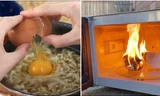 Làm theo hướng dẫn nấu mì ăn liền với kem trứng trên mạng, cô gái suýt làm cháy nhà