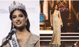Bật mí chiếc đầm "crown dress" của Miss Universe: May theo dáng walk của Hoa hậu Ấn Độ