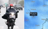 Gió Đông Bắc đã về gần đến miền Bắc, dự báo từ mai Hà Nội mưa to, mưa nhiều