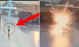 Nhân viên bảo vệ ở Indonesia bị sét đánh thẳng vào người, các chuyên gia cảnh báo về lý do