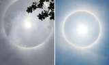 Tại sao các ảnh chụp “vầng hào quang Mặt Trời” ở Hà Nội trông rất khác nhau?
