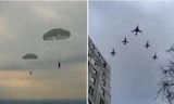 Hình ảnh “những người nhảy dù xuống Ukraine” được xem gần 27 triệu lượt: Sự thật là gì?