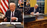 Tại sao Tổng thống Trump đặt một chiếc nút đỏ trên bàn sau khi nhậm chức?