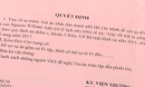 William Nguyen bị truy cứu hành vi "Gây rối trật tự công cộng". Ảnh Xuân Hoàng