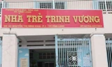 Nhà trẻ tư thục Trinh Vương nơi xảy ra vụ việc.