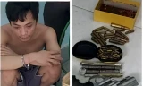 Phát hiện súng đạn khi khám xét nhà của tội phạm ma tuý