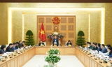 Thủ tướng Nguyễn Xuân Phúc phát biểu tại cuộc họp của Thường trực Chính phủ