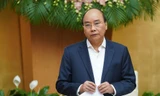 Thủ tướng Nguyễn Xuân Phúc phát biểu tại cuộc làm việc với các tập đoàn kinh tế tư nhân