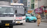 CSGT Hà Nội ra quân xử lý xe khách dừng đỗ tại cửa ngõ và tuyến vành đai 