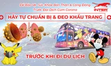 Khẩu hiệu chung tay chống dịch corona của 1 doanh nghiệp du lịch ở Sa Pa. 