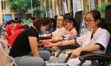 Ngày hội hiến máu là hoạt động thiết thực chào mừng kỷ niệm 130 năm ngày sinh nhật Bác.