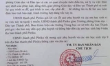 Công văn xin lỗi phụ huynh của UBND thành phố Pleiku