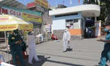 Bệnh viện quận Tân Phú nơi chiến sĩ Công an làm việc đang được cách ly.
