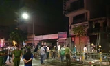 Lực lượng chức năng điều tra vụ việc.