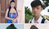 Hình ảnh người phụ nữ và nam sinh được đăng trên mạng xã hội.