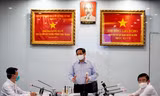 Thủ tướng Phạm Minh Chính phát biểu chỉ đạo tại buổi làm việc với BV Chợ Rẫy. Ảnh: An Mỹ.