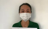Lê Thị Kim Dung tại Công an.