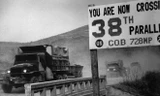 Hai miền Triều Tiên bị ngăn cách ở vĩ tuyến 38. Ảnh: History.com.