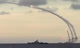 Nga từng nã tên lửa hành trình Kalibr vào mục tiêu khủng bố ở Syria. (Ảnh: Reuters)
