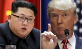 Tổng thống đắc cử Mỹ Donald Trump (phải) và nhà lãnh đạo Triều Tiên Kim Jong-un. Ảnh: SCMP.