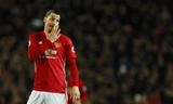 Ibrahimovic ghi 14 bàn tại Ngoại hạng Anh mùa này. Ảnh: Reuters.