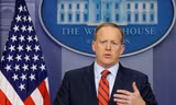 Thư ký báo chí Nhà Trắng Sean Spicer. Ảnh: NBC News