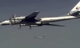 Một chiếc máy bay ném bom chiến lược Tu 95 của Nga đang tham gia sứ mạng không kích IS tại Syria. Ảnh: RIA Novosti