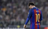Messi và Barca đang hứng chịu những thất bại đậm khó tin. Ảnh: Reuters.