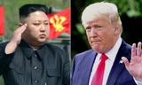 Tổng thống Mỹ Donald Trump (phải) và nhà lãnh đạo Triều Tiên Kim Jong-un. Nguồn: Getty/TTXVN.