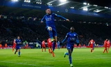 Vardy chấm dứt chuỗi bảy trận tịt ngòi tại Ngoại hạng Anh. Ảnh: Reuters.