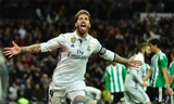 Duyên ghi bàn của Ramos thường xuyên đem lại lợi ích lớn cho Real. Ảnh: Reuters.