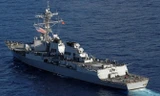 Tàu khu trục USS Oscar Austin của hải quân Mỹ.