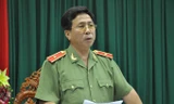 Thiếu tướng Phan Chí Thanh, Giám đốc Công an tỉnh Long An. Ảnh: Việt Văn.