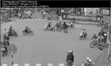 Hình ảnh camera giao thông hỗ trợ ghi hình xử phạt các phương tiện giao thông vi phạm ở Đà Nẵng.