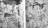 Bích họa người hầu gái trong mộ cổ 1.400 năm ở Trung Quốc