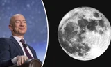 Ông chủ Amazon muốn giao hàng lên Mặt Trăng. Ảnh: Internet.