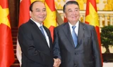 Thủ tướng Nguyễn Xuân Phúc tiếp Chủ tịch Hạ viện Nhật Bản Oshima Tadamori đang thăm chính thức Việt Nam.