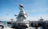Tàu sân bay USS Gerald R. Ford. Nguồn: EPA/TTXVN.