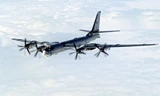Máy bay ném bom Tu-95MS của Nga. Ảnh: Sputnik.