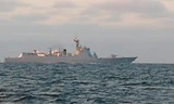 Tàu khu trục Trung Quốc trên đường tới biển Baltic. Ảnh: Getty Images.