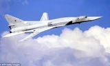 Máy bay ném bom tầm xa TU-22 Backfire của Nga Ảnh: AFP.