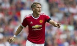 Schweinsteiger trong màu áo Man Utd. Ảnh: Reuters.