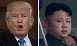 Tổng thống Mỹ Donald Trump và lãnh đạo Triều Tiên Kim Jong-un. Ảnh: BBC.