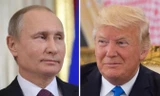 Tổng thống Nga Vladimir Putin (trái) và người đồng cấp Mỹ Donald Trump. Ảnh: Reuters.